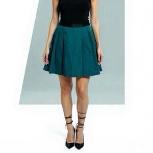 The Limited Women’s Size S A Line Full Skirt Above Knee Preppy Office Chic Blue